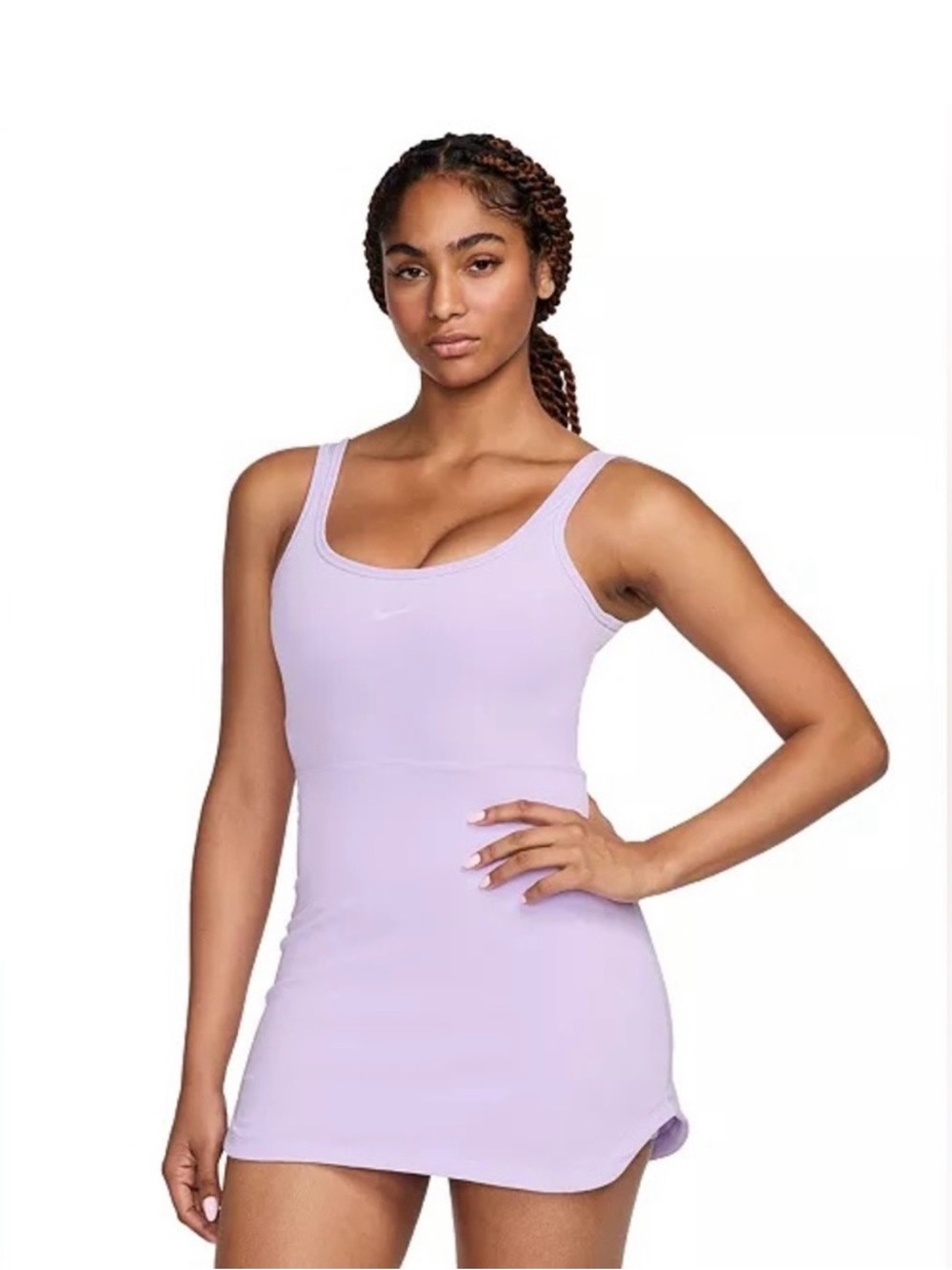 Nike Women’s Lavender Scoop-Neck Tennis Dress